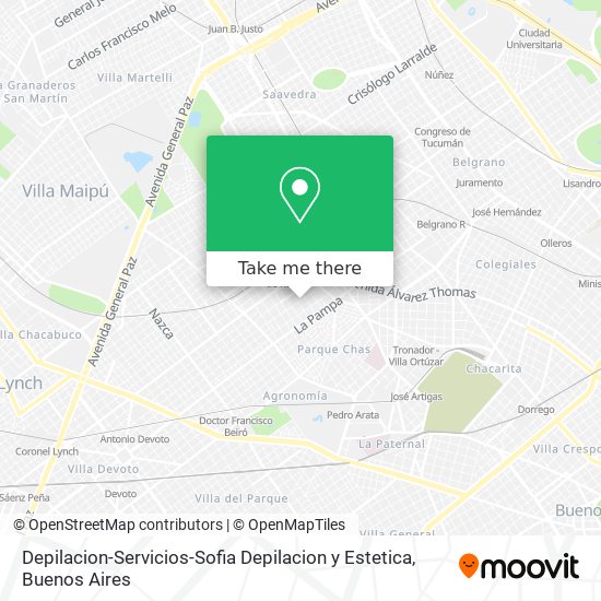 Depilacion-Servicios-Sofia Depilacion y Estetica map