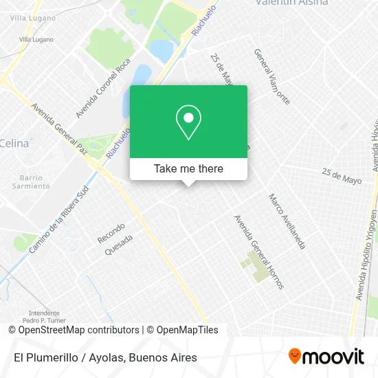 El Plumerillo / Ayolas map