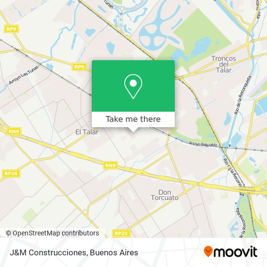 J&M Construcciones map