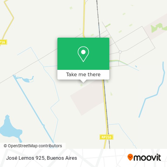 José Lemos 925 map