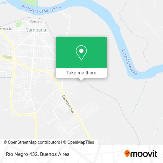 Río Negro 432 map