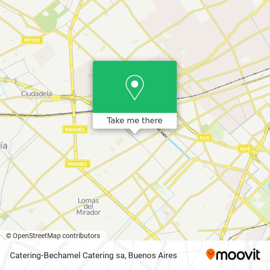 Catering-Bechamel Catering sa map