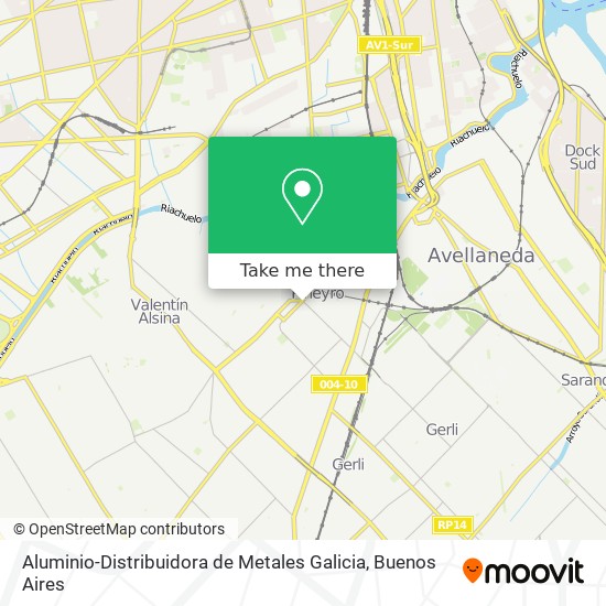 Aluminio-Distribuidora de Metales Galicia map