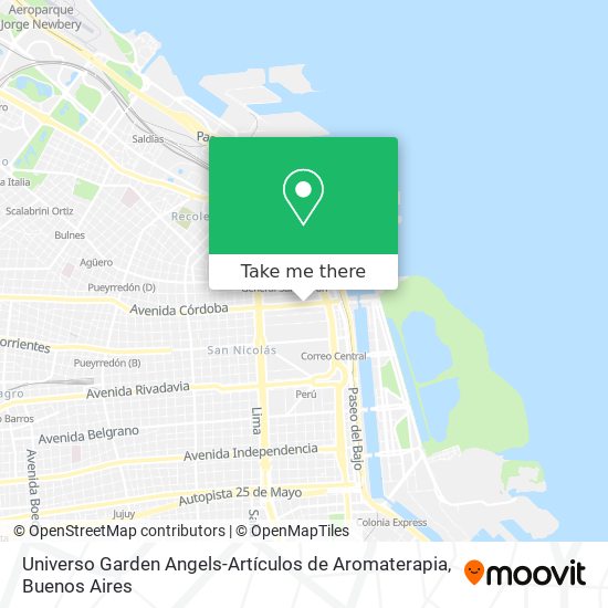 Mapa de Universo Garden Angels-Artículos de Aromaterapia