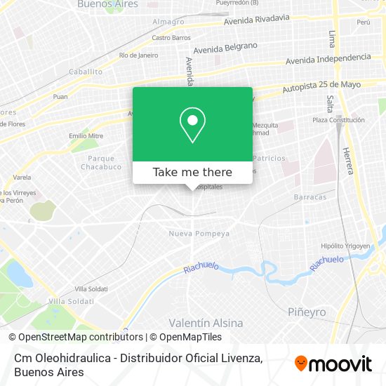Mapa de Cm Oleohidraulica - Distribuidor Oficial Livenza