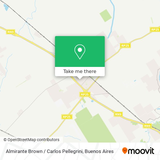 Almirante Brown / Carlos Pellegrini map