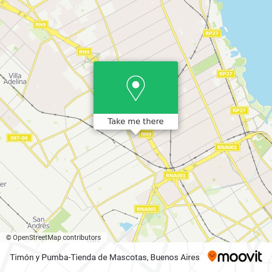 Mapa de Timón y Pumba-Tienda de Mascotas