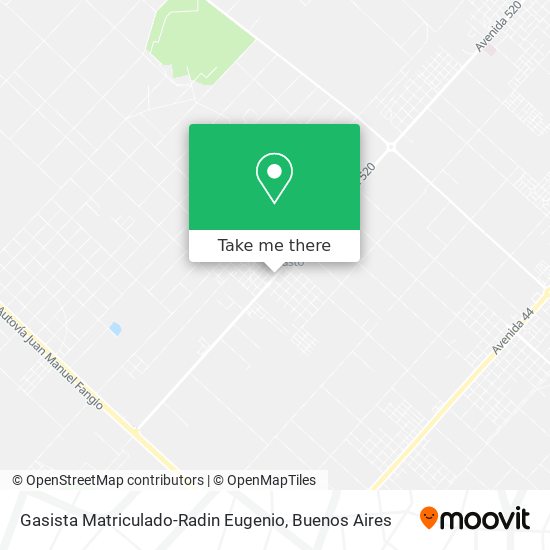 Mapa de Gasista Matriculado-Radin Eugenio