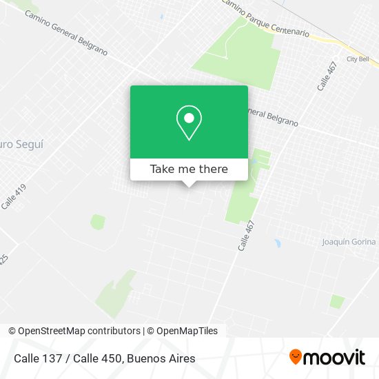 Calle 137 / Calle 450 map