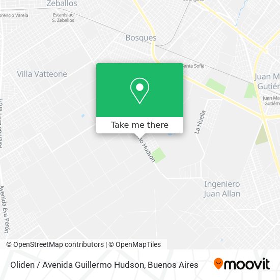 Oliden / Avenida Guillermo Hudson map