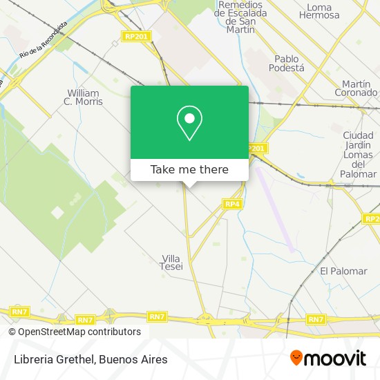 Libreria Grethel map