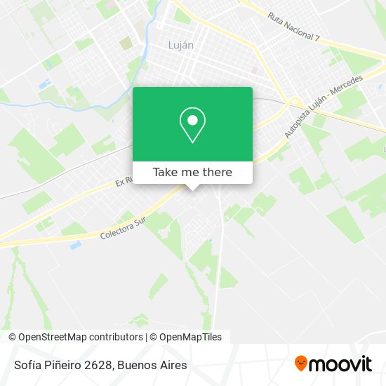 Sofía Piñeiro 2628 map