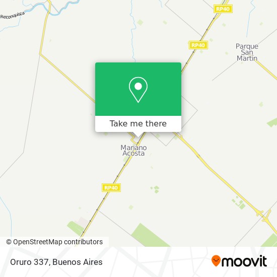 Mapa de Oruro 337