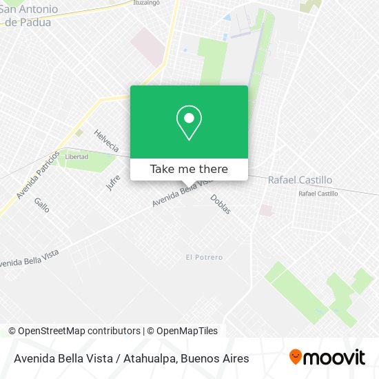 Mapa de Avenida Bella Vista / Atahualpa