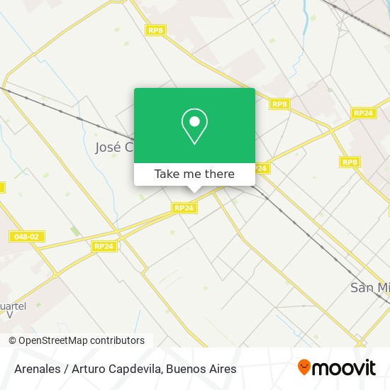 Mapa de Arenales / Arturo Capdevila