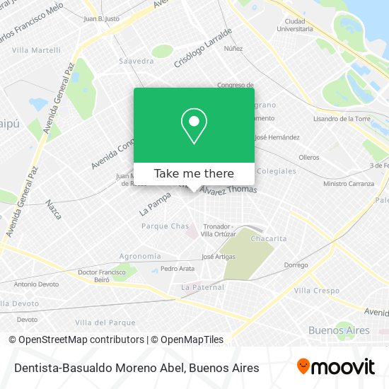 Dentista-Basualdo Moreno Abel map