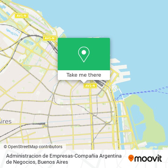 Administracion de Empresas-Compañia Argentina de Negocios map