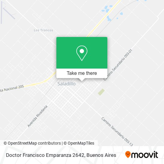 Mapa de Doctor Francisco Emparanza 2642