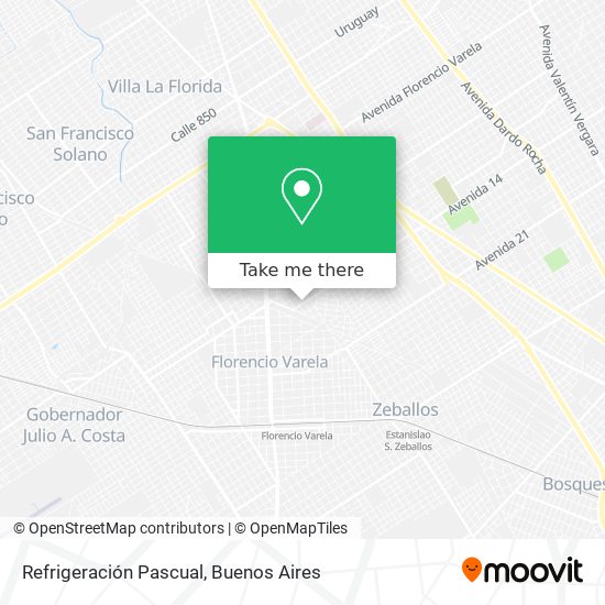 Refrigeración Pascual map