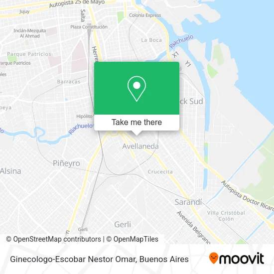 Mapa de Ginecologo-Escobar Nestor Omar