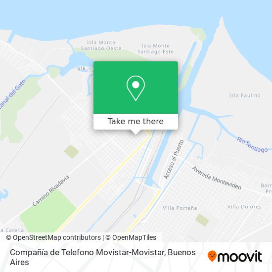 Compañía de Telefono Movistar-Movistar map
