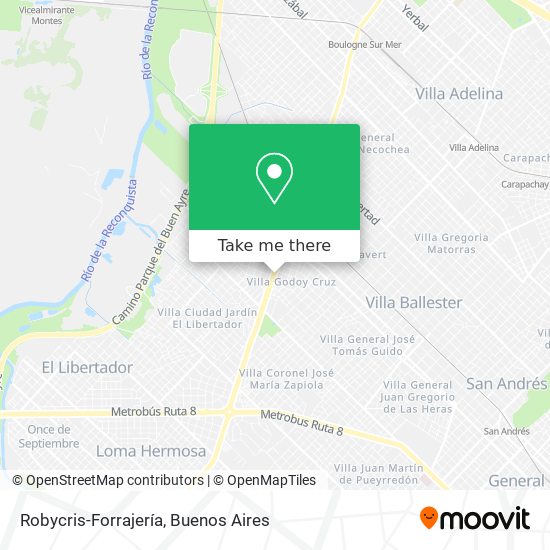 Robycris-Forrajería map