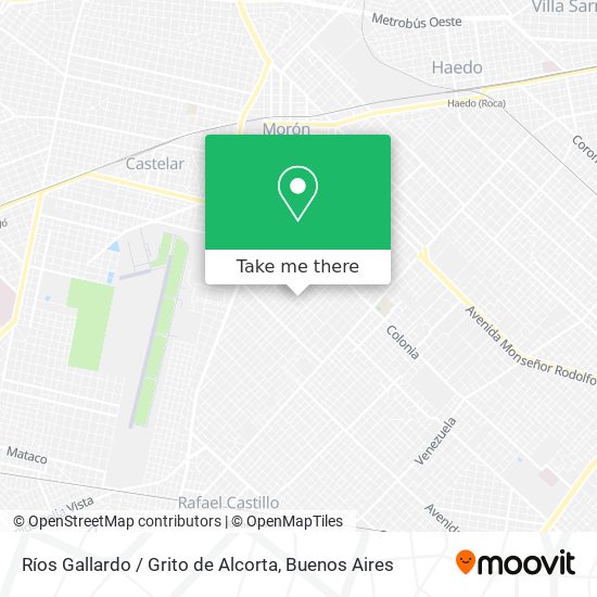 Mapa de Ríos Gallardo / Grito de Alcorta