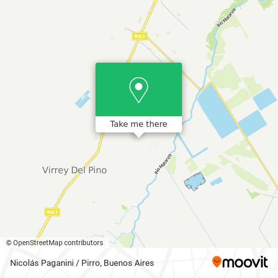 Mapa de Nicolás Paganini / Pirro