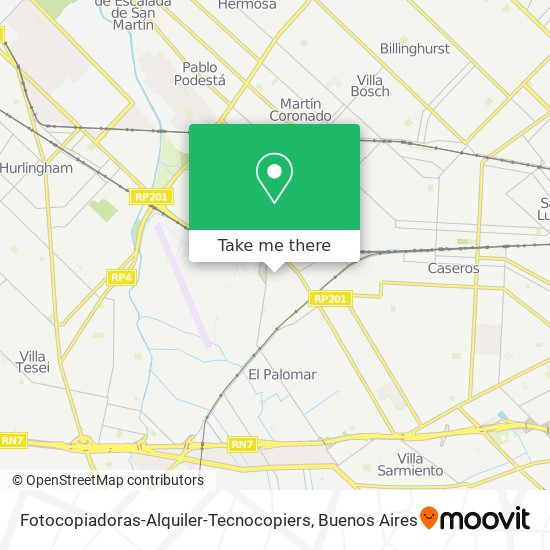 Mapa de Fotocopiadoras-Alquiler-Tecnocopiers