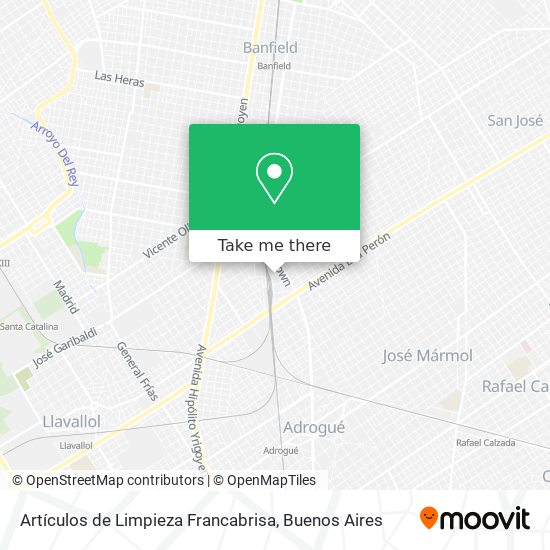 Artículos de Limpieza Francabrisa map