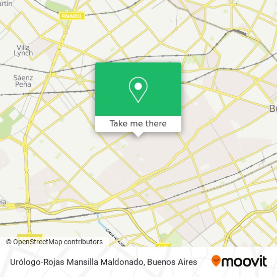 Urólogo-Rojas Mansilla Maldonado map