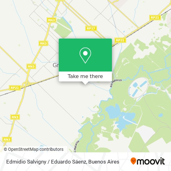 Mapa de Edmidio Salvigny / Eduardo Sáenz