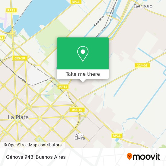 Génova 943 map