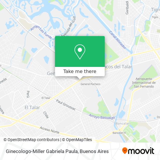 Ginecologo-Miller Gabriela Paula map