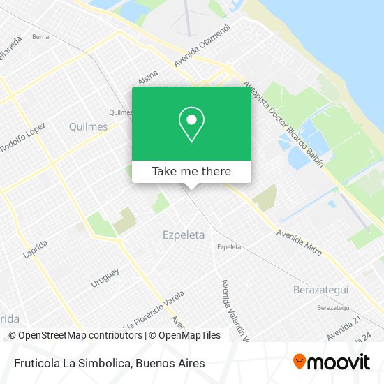 Mapa de Fruticola La Simbolica