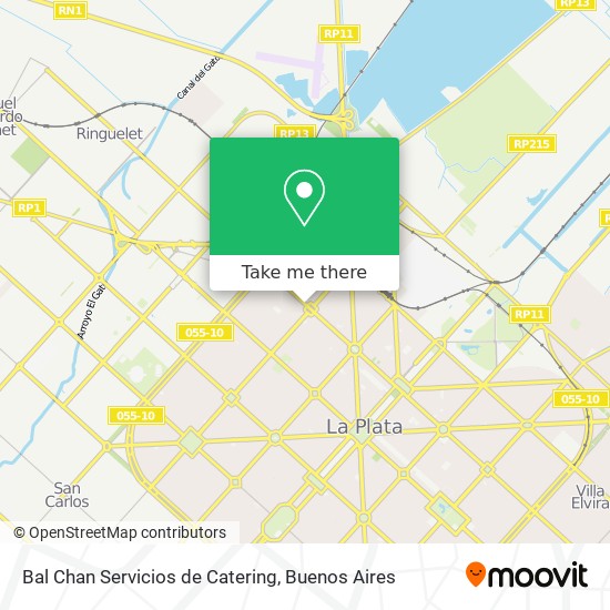 Bal Chan Servicios de Catering map