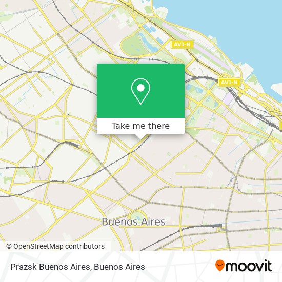 Prazsk Buenos Aires map