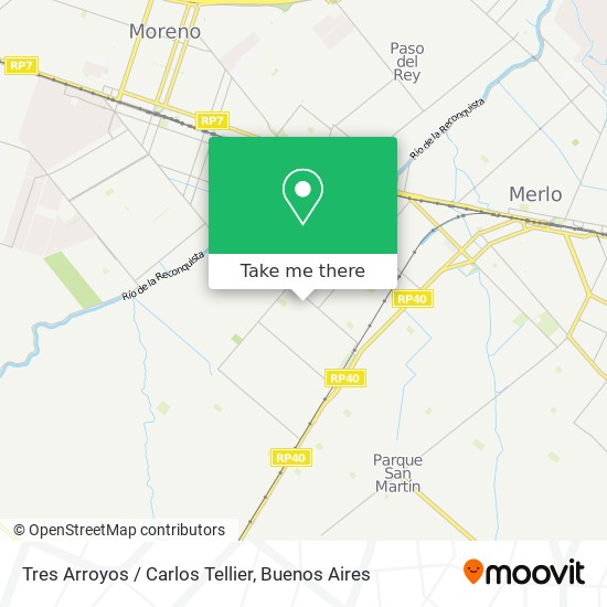 Tres Arroyos / Carlos Tellier map