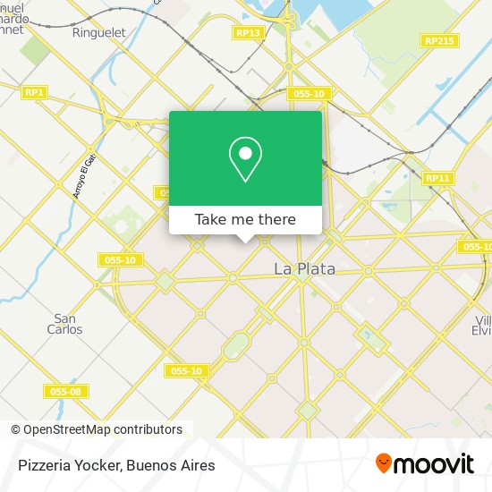 Pizzeria Yocker map