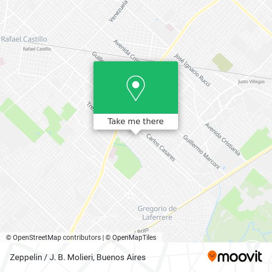 Mapa de Zeppelin / J. B. Molieri