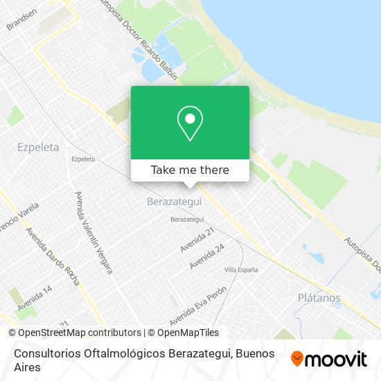 Consultorios Oftalmológicos Berazategui map