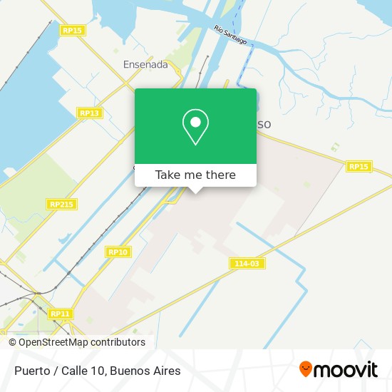 Puerto / Calle 10 map