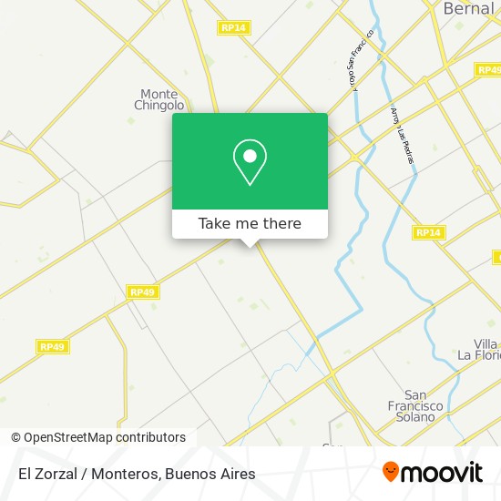 El Zorzal / Monteros map