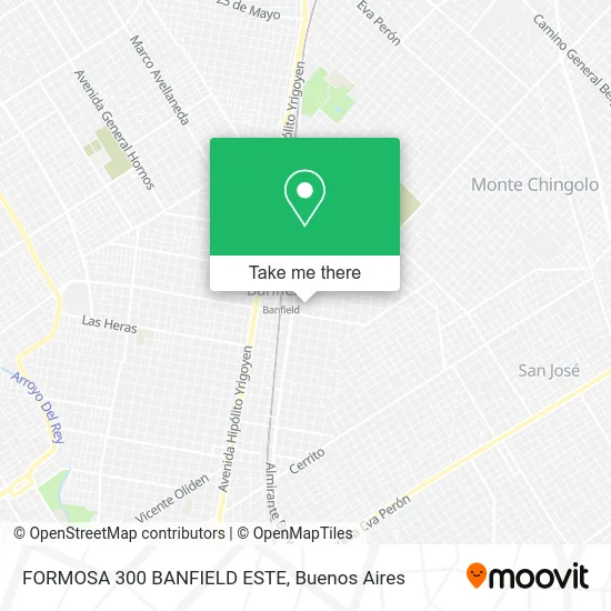 FORMOSA 300 BANFIELD ESTE map