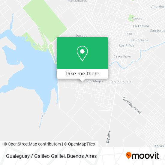 Gualeguay / Galileo Galilei map