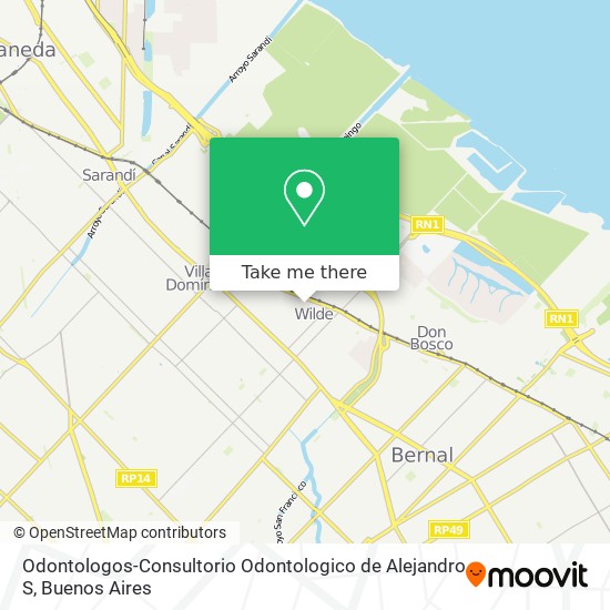 Odontologos-Consultorio Odontologico de Alejandro S map