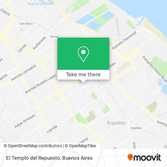 Mapa de El Templo del Repuesto