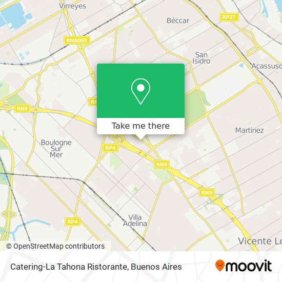 Catering-La Tahona Ristorante map
