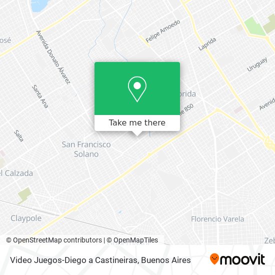 Mapa de Video Juegos-Diego a Castineiras