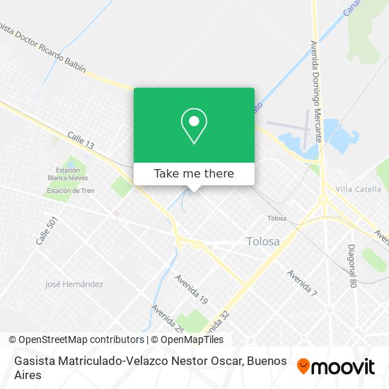 Mapa de Gasista Matriculado-Velazco Nestor Oscar